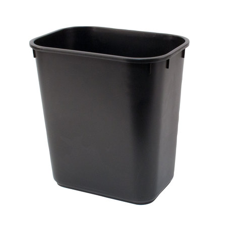 HAPCO-ELMAR 13 qt Rectangular Trash Can, Black R4020BLK